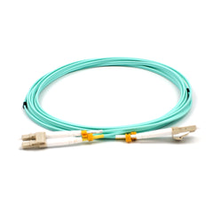 Fibermall製 LC/UPC-LC/UPC デュプレックス マルチモード 光パッチケーブル(3.0mm、PVC、OM3)