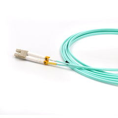 Fibermall製 LC/UPC-LC/UPC デュプレックス マルチモード 光パッチケーブル(3.0mm、PVC、OM3)
