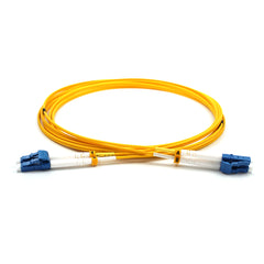 Fibermall製 LC/UPC-LC/UPC デュプレックス シングルモード 光パッチケーブル(3.0mm、PVC、OS2)