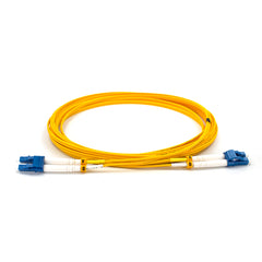 Fibermall製 LC/UPC-LC/UPC デュプレックス シングルモード 光パッチケーブル(3.0mm、PVC、OS2)