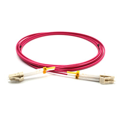 Fibermall製 LC/UPC-LC/UPC デュプレックス マルチモード 光パッチケーブル(3.0mm、LSZH、OM4)