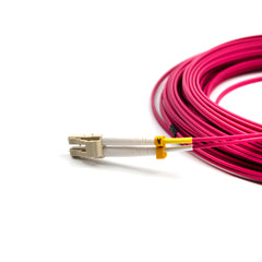 Fibermall製 LC/UPC-LC/UPC デュプレックス マルチモード 光パッチケーブル(3.0mm、LSZH、OM4)