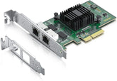INTEL互換性製品 I350-GE-2T-X4 NIC ネットワークカード デュアルRJ45 ポート PCIE 2.0 X4 イーサネット ネットワーク アダプター 1年保証
