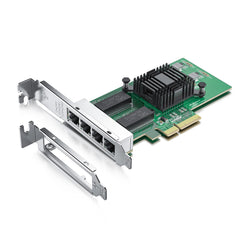 INTEL互換性製品 I350-GE-4T-X4 NIC ネットワークカード クアッドRJ45 ポート PCIE 2.0 X4 イーサネット ネットワーク アダプター 1年保証