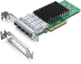 INTEL互換性製品 XL710-10G-4S-X8 10Gb PCI-E X8 NIC ネットワークカード Quad SFP+ポート PCI Express イーサネット ネットワーク アダプター 1年保証
