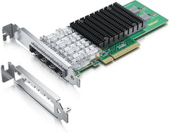 INTEL互換性製品 XL710-10G-4S-X8 10Gb PCI-E X8 NIC ネットワークカード Quad SFP+ポート PCI Express イーサネット ネットワーク アダプター 1年保証