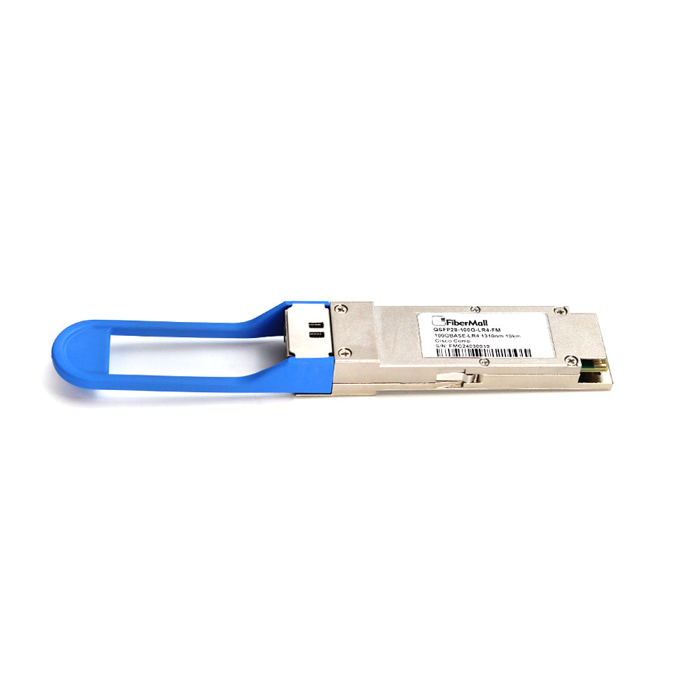 光モジュール Fibermall製 100GBASE-LR4 QSFP28光モジュール(1310nm 10km DOM LCデュプレックス SMF) 3年保証