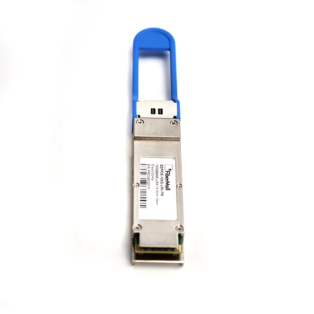 光モジュール Fibermall製 100GBASE-LR4 QSFP28光モジュール(1310nm 10km DOM LCデュプレックス SMF) 3年保証