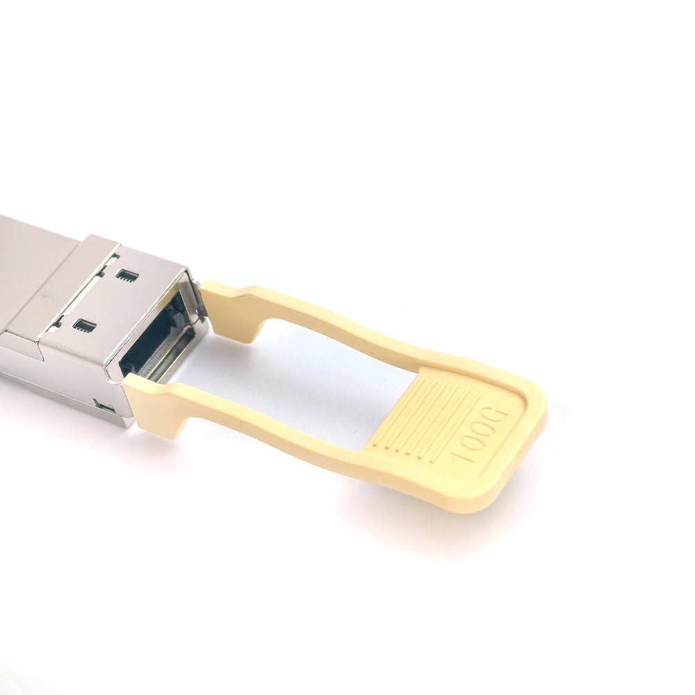 光モジュール Fibermall製 100GBASE-SR4 QSFP28光モジュール(850nm 100m DOM MTP/MPO-12 MMF) 3年保証