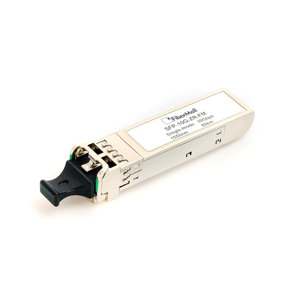 光モジュール Fibermall製 10GBASE-ZR SFP+ 光モジュール 1550nm 80km DOM LCデュプレックス SMF 3年保証