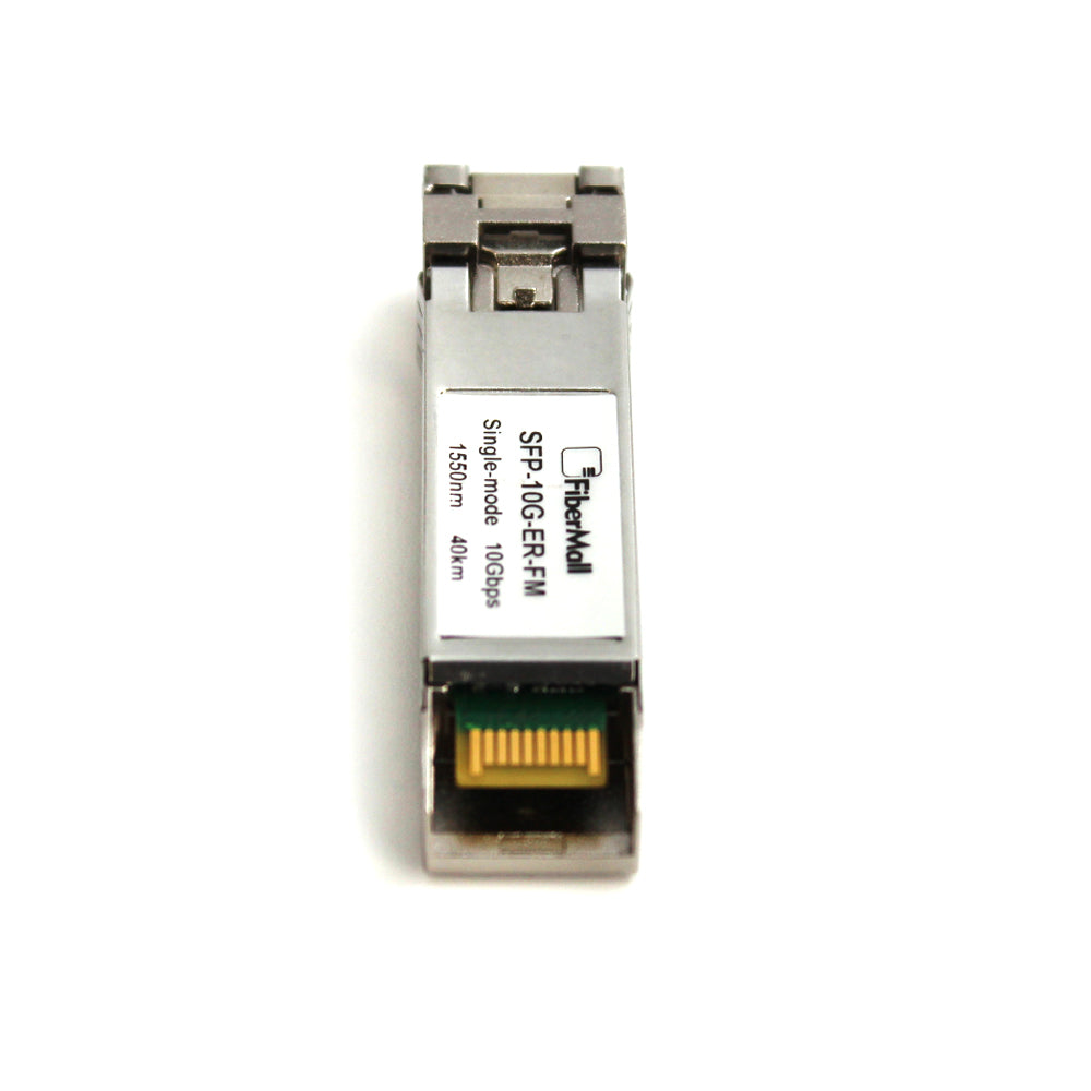 光モジュール Fibermall製 10GBASE-ER SFP+ 光モジュール 1550nm 40km DOM LCデュプレックス SMF 3年保証