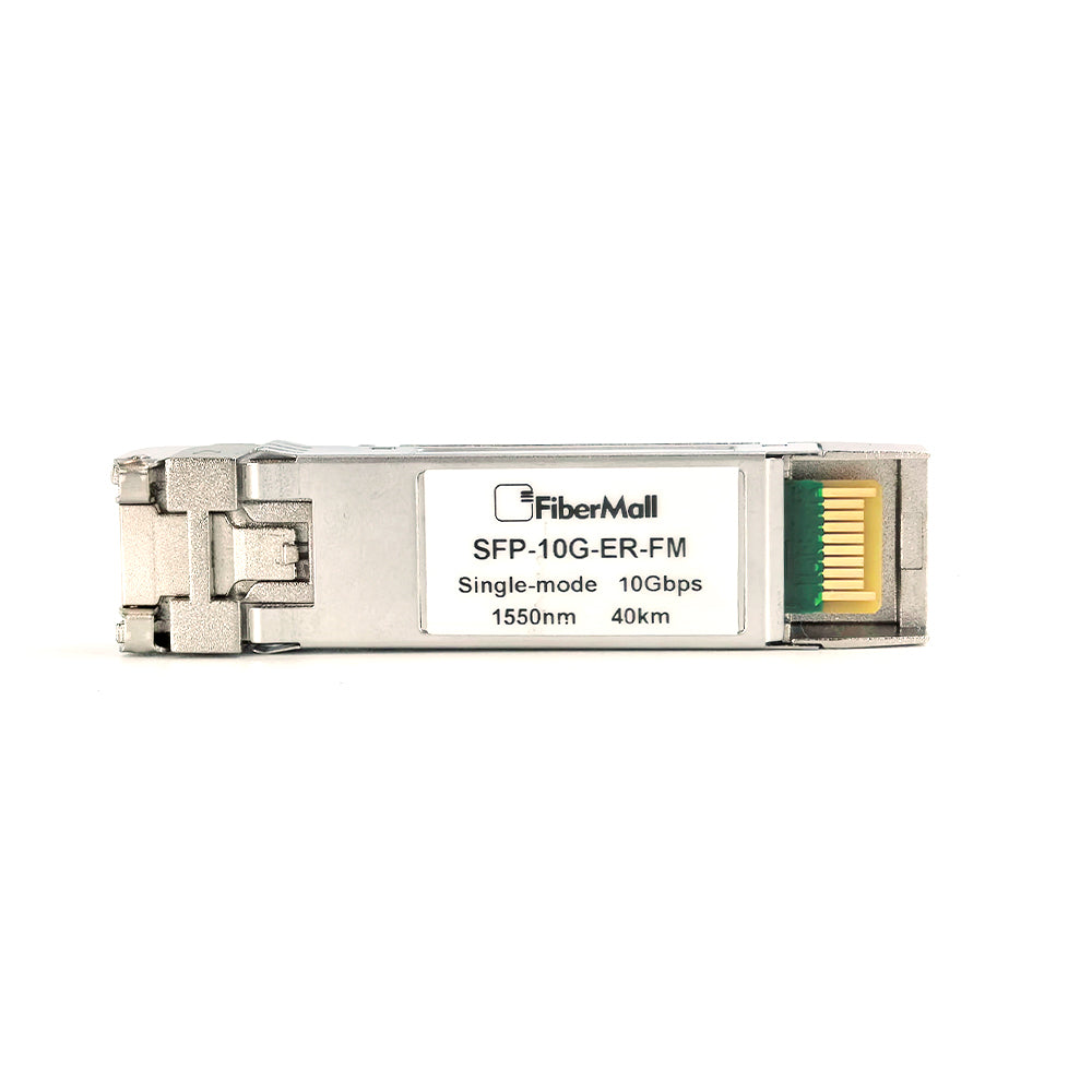 光モジュール Fibermall製 10GBASE-ER SFP+ 光モジュール 1550nm 40km DOM LCデュプレックス SMF 3年保証