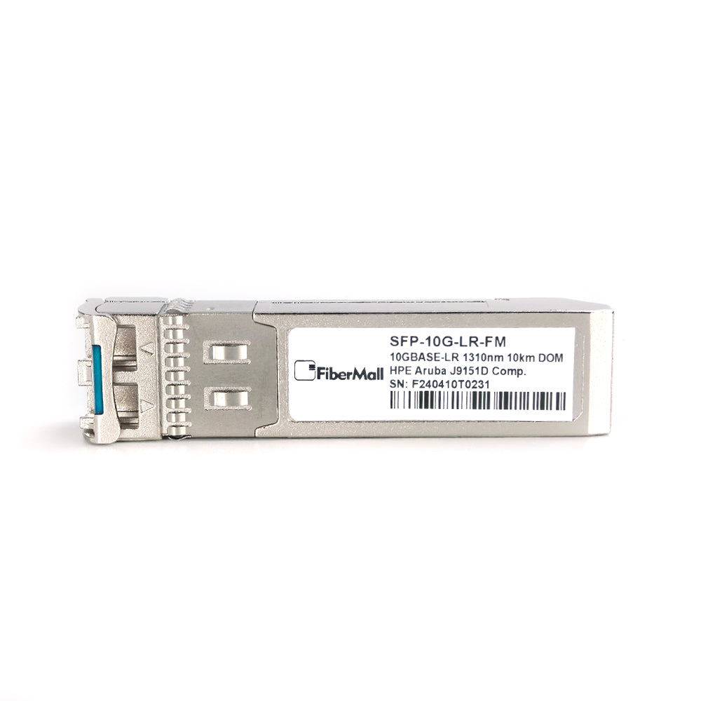 光モジュール Fibermall製 J9151D HPE Aruba互換  10GBASE-LR SFP+光モジュール (1310nm 10km DOM LC SMF) 3年保証