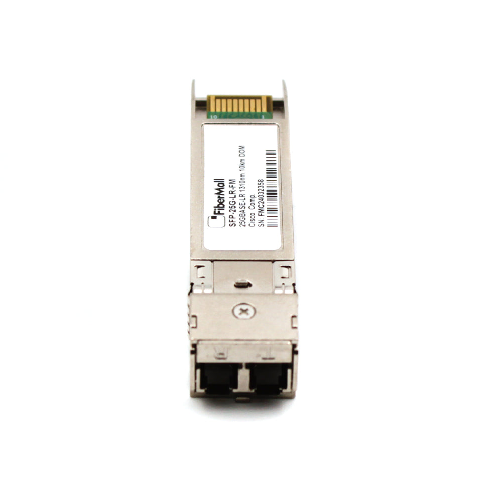 光モジュール Fibermall製 25GBASE-LR SFP28モジュール(1310nm 10km DOM LC SMF) 3年保証