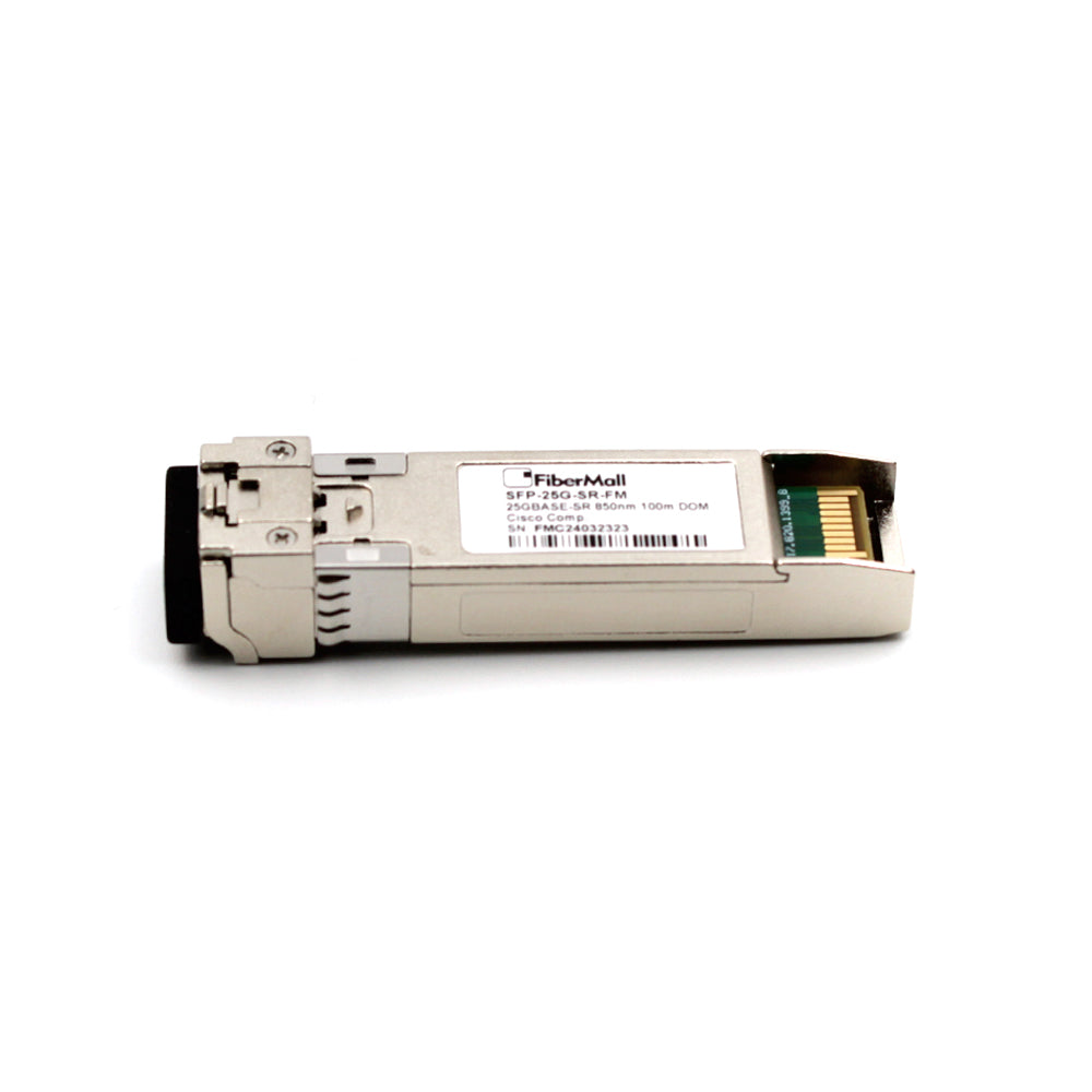 光モジュール Fibermall製  25GBASE-SR SFP28モジュール(850nm 100m LCデュプレックス MMF DOM) 3年保証