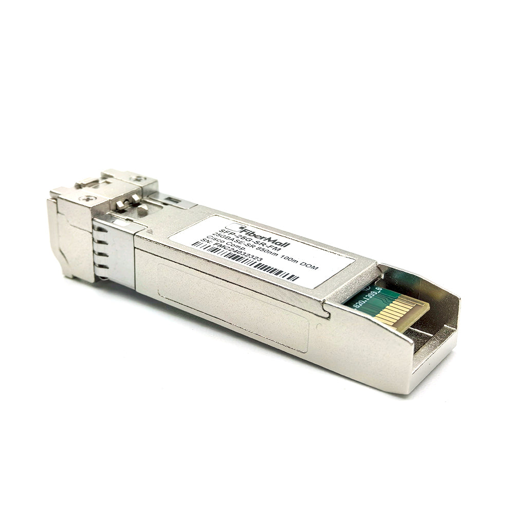 光モジュール Fibermall製  25GBASE-SR SFP28モジュール(850nm 100m LCデュプレックス MMF DOM) 3年保証