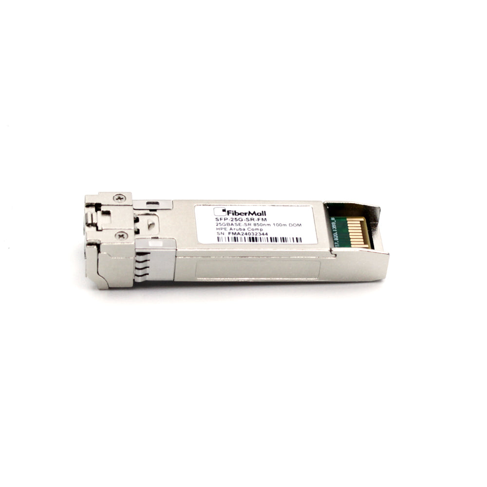 光モジュール Fibermall製  JL484A HPE Aruba互換 25GBASE-SR SFP28 光モジュール (850nm 100m DOM LC MMF) 3年保証