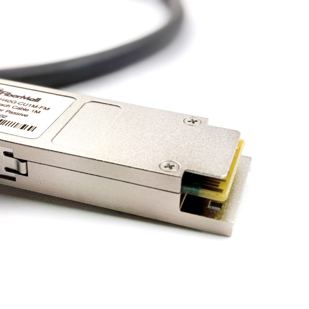 Fibermall製 40G QSFP+パッシブダイレクトアタッチ 銅製ケーブル(DAC) 3年保証