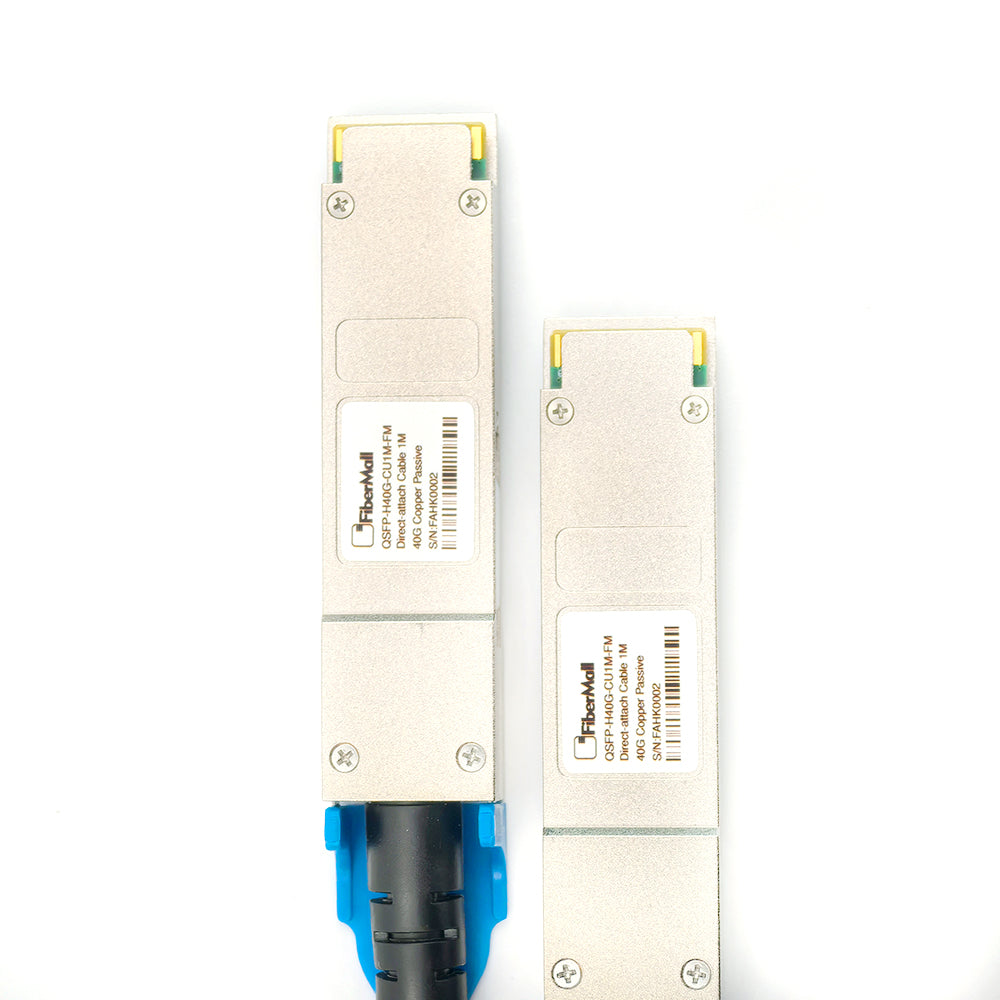 Fibermall製 40G QSFP+パッシブダイレクトアタッチ 銅製ケーブル(DAC) 3年保証