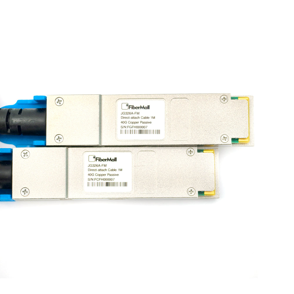 Fibermall製 40G HP H3C互換 QSFP+パッシブダイレクトアタッチ銅製ケーブル DAC 3年保証