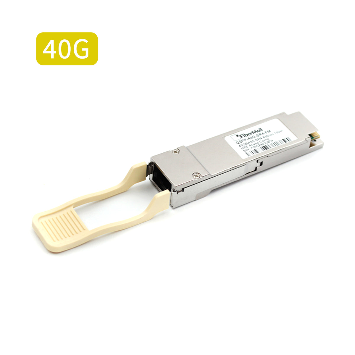 光モジュール Fibermall製 JH231A HPE Aruba互換 40GBASE-SR4 QSFP+光モジュール(850nm 100m DOM MPO-12 MMF) 3年保証