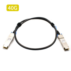 Fibermall製 40G HP Aruba互換 QSFP+パッシブダイレクトアタッチ銅製ケーブル(DAC) 3年保証