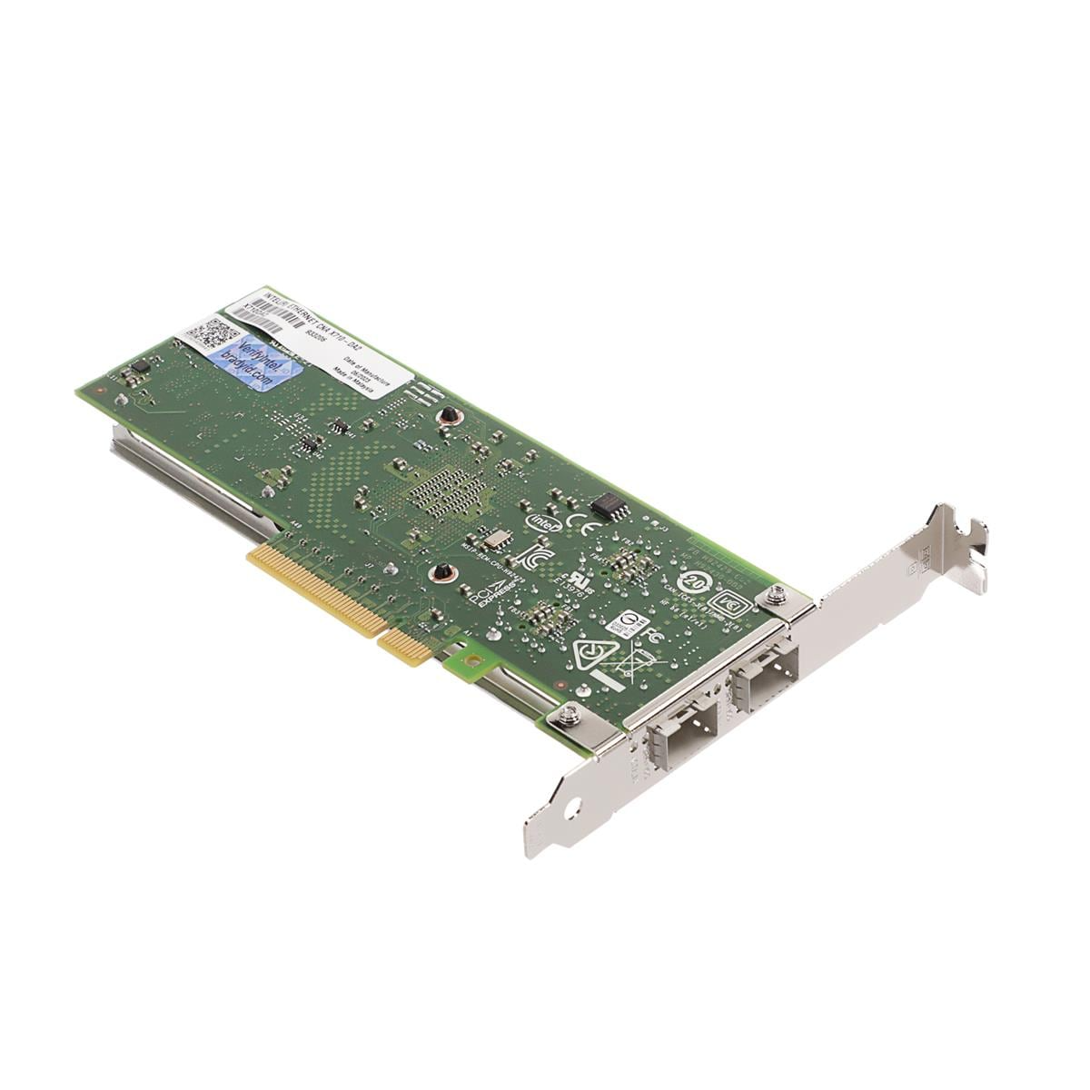 INTEL X710-DA2 10GB-Express デュアルポート SFP+ PCI-E X8 スロット フルハイト/ロープロファイル コンバージド ネットワークアダプター 1年保証