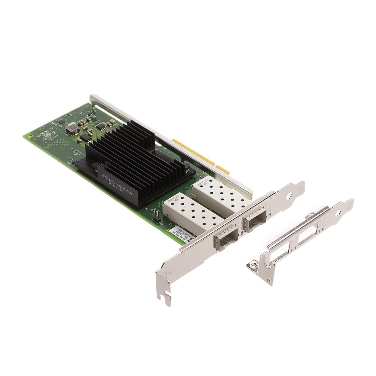 INTEL X710-DA2 10GB-Express デュアルポート SFP+ PCI-E X8 スロット フルハイト/ロープロファイル コンバージド ネットワークアダプター 1年保証