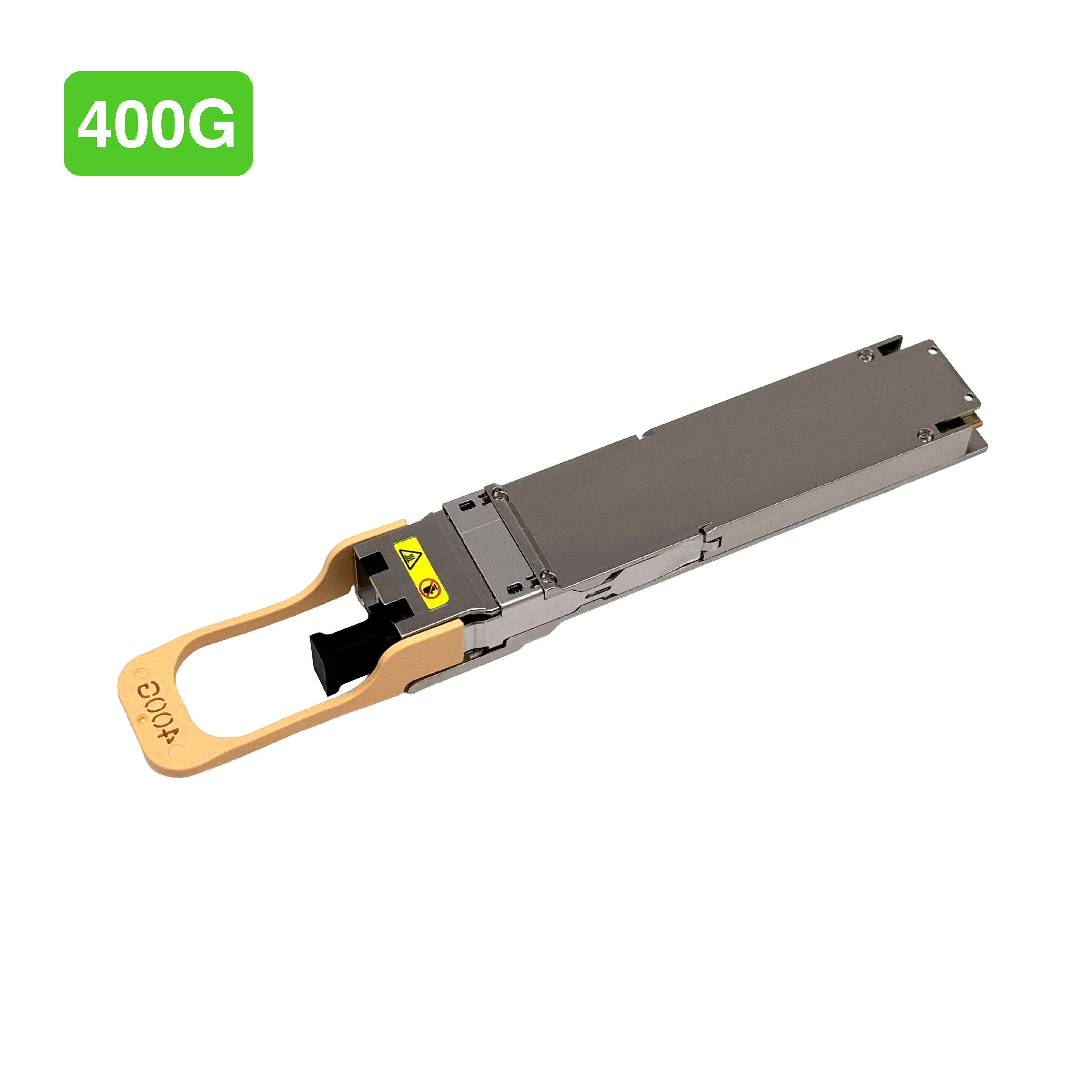 OSFP 光モジュール Fibermall製 NVIDIA InfiniBand MMA4Z00-NS400互換 OSFP 400G SR4光モジュール(PAM4 850nm 50m DOM MPO-12/APC NDR MMF フラットトップ) 3年保証